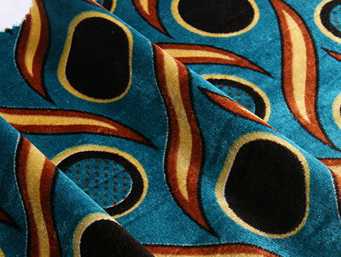 Printed Velvet Fabric