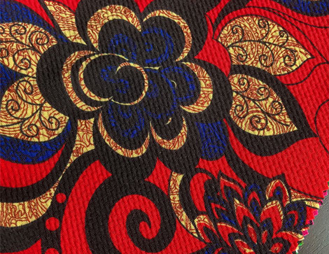 Knitting Print Fabric