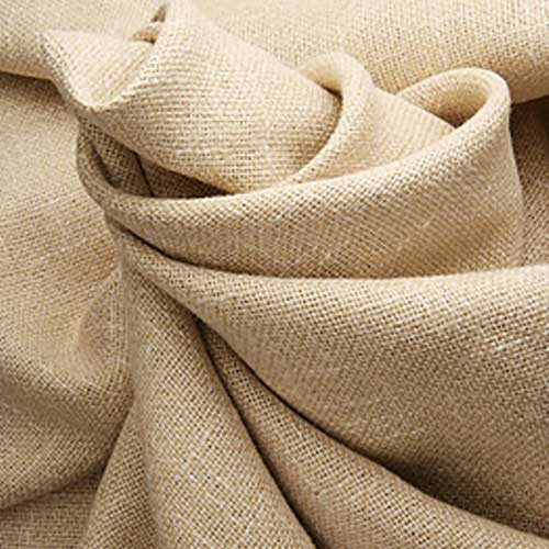 green linen look curtains