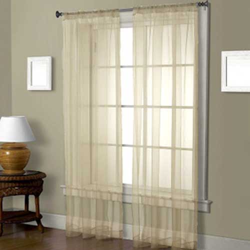 sheer curtain fabric for sale
