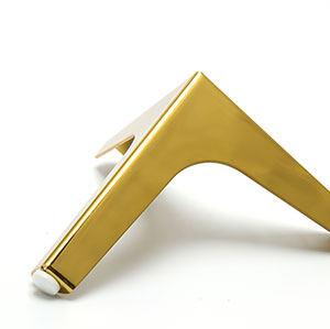 sofa with metal legs