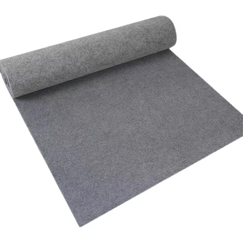 grey velvet look carpet