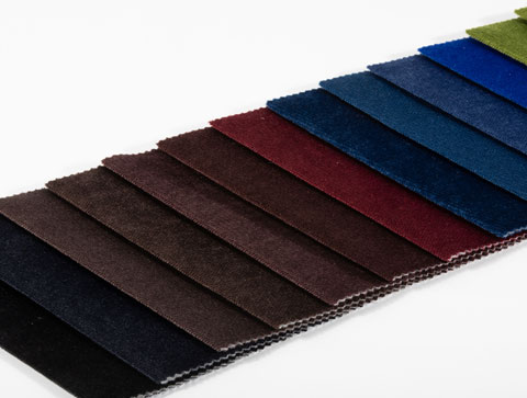 100% Polyester Home Textile Pure Velvet Sofa Fabric Patterned Products Upholstery Holland Velvet Fabric For Living Room Sofas