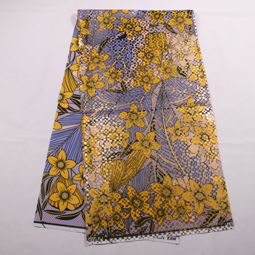 polyester african imitation wax cloth
