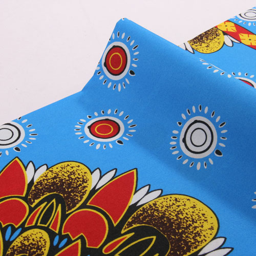 black with white guarantee wax prints fabric