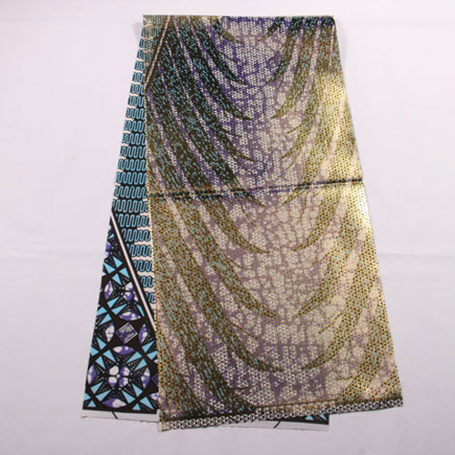 plain weaving polyester wax fabric