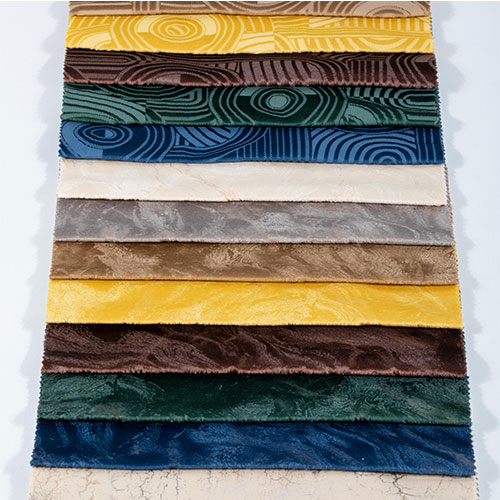 africa embossed velvet fabric