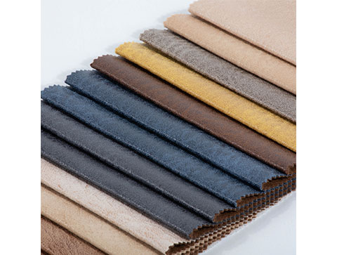 Poly Velvet Printed Look Leather Fabric For Sofa Upholstery Fabric