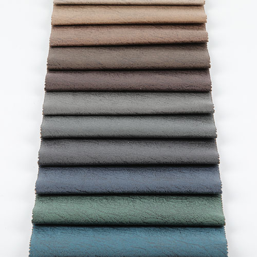 fabric leather look fabric for decorate