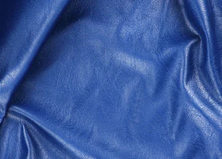 Blue Faux Leather