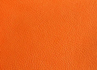 Orange Faux Leather