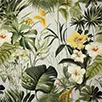 Botanical Print Curtain Fabric