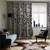 Zebra Print Curtain Fabric
